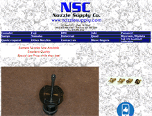 Tablet Screenshot of nozzlesupply.com